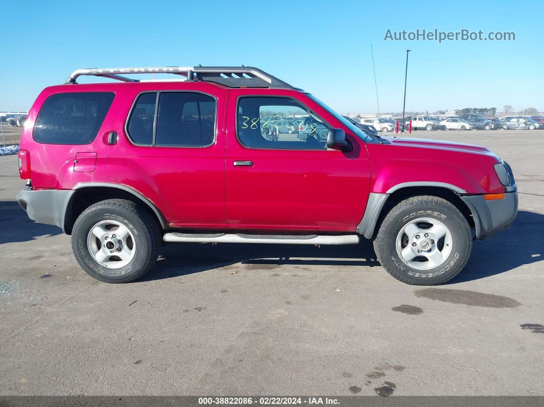 2003 Nissan Xterra Xe Red vin: 5N1ED28Y33C681155