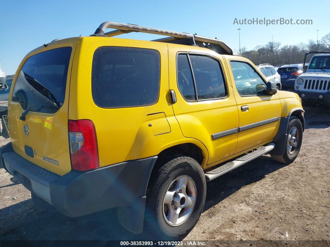 2003 Nissan Xterra Xe Yellow vin: 5N1ED28Y43C638976