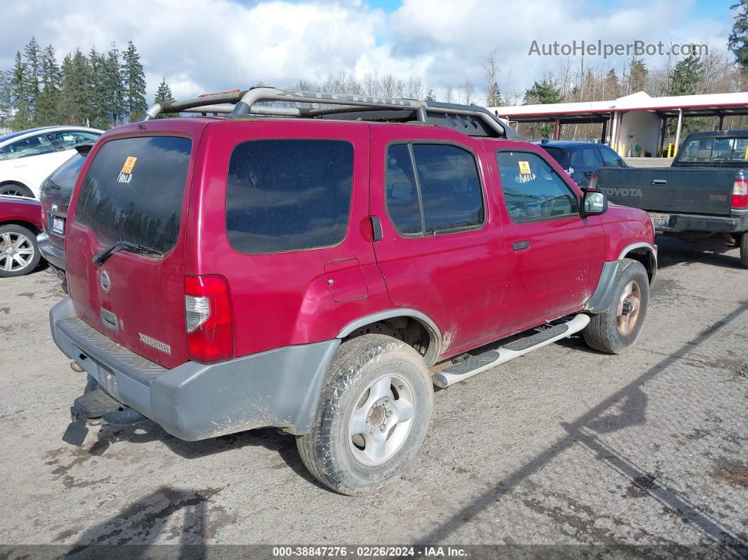 2003 Nissan Xterra Xe Red vin: 5N1ED28Y43C672979