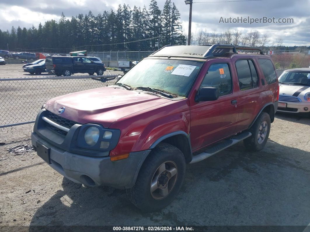 2003 Nissan Xterra Xe Red vin: 5N1ED28Y43C672979