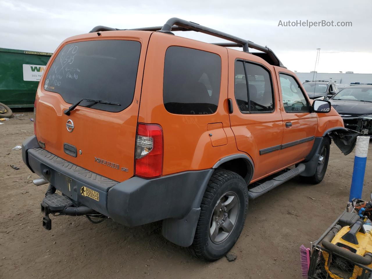 2003 Nissan Xterra Xe Orange vin: 5N1ED28Y53C641210