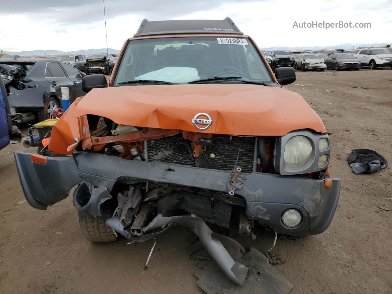 2003 Nissan Xterra Xe Orange vin: 5N1ED28Y53C641210