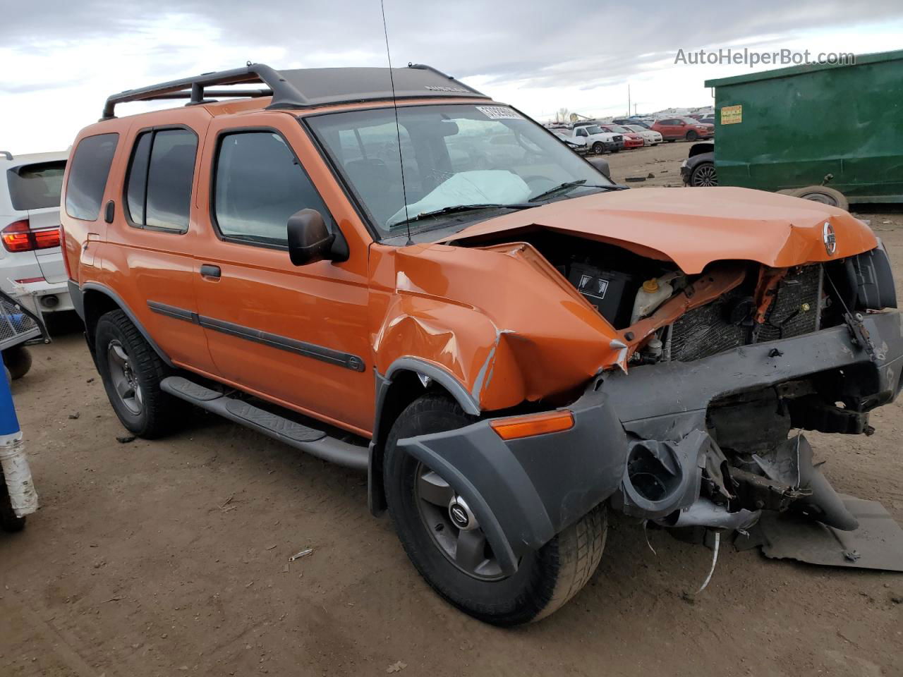 2003 Nissan Xterra Xe Orange vin: 5N1ED28Y53C641210