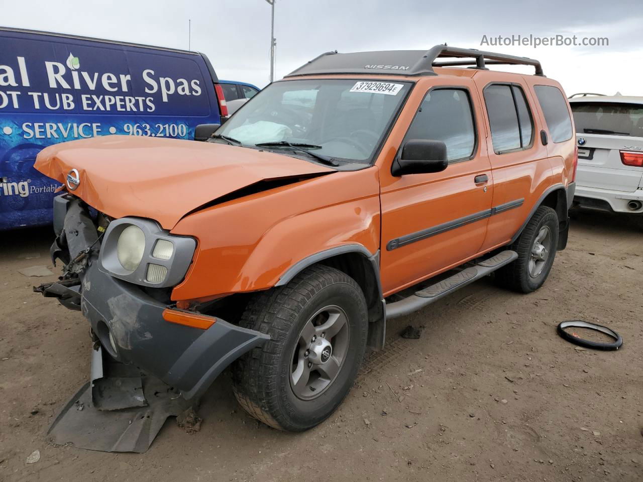 2003 Nissan Xterra Xe Orange vin: 5N1ED28Y53C641210