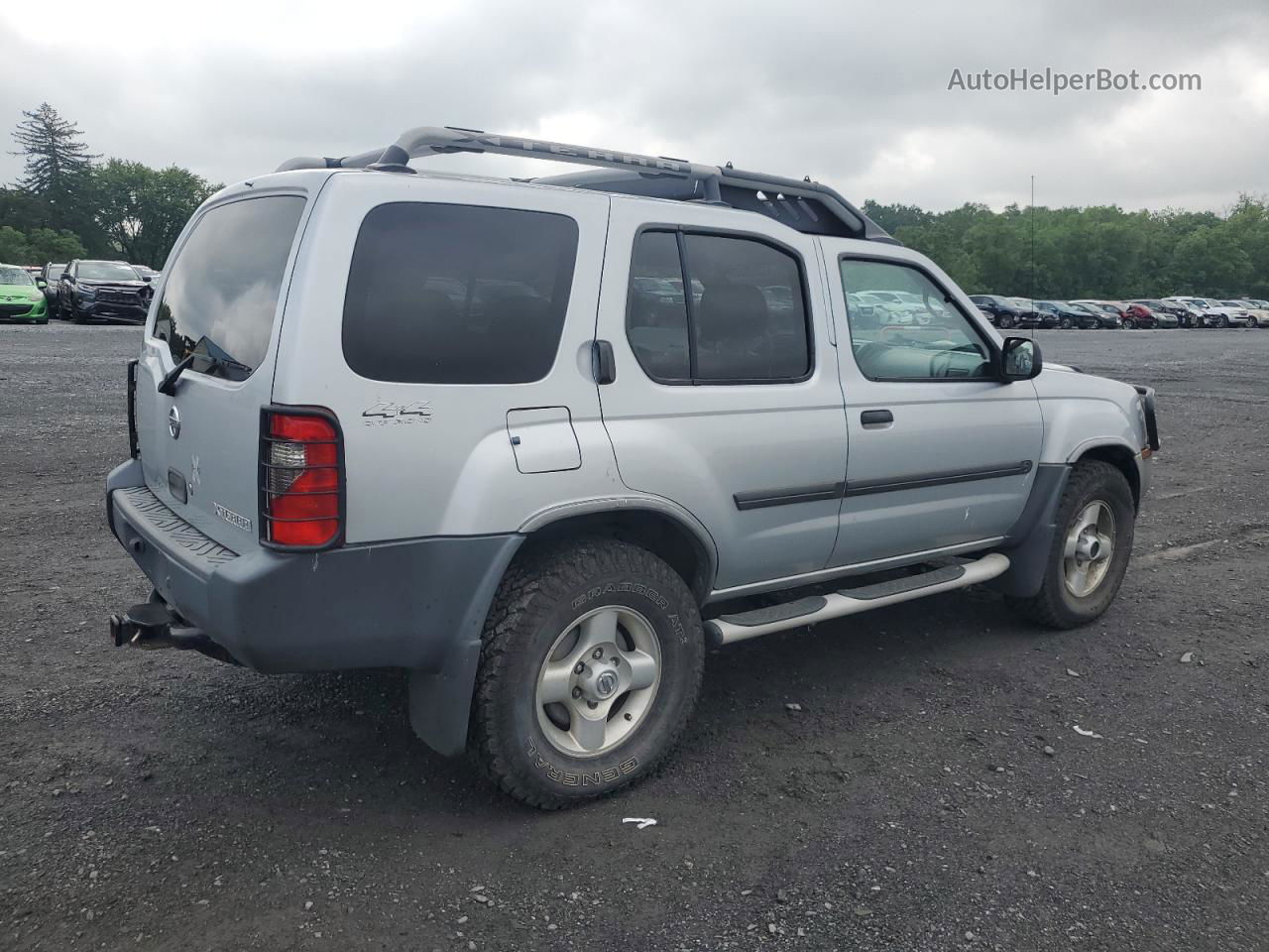 2003 Nissan Xterra Xe Silver vin: 5N1ED28Y53C664910