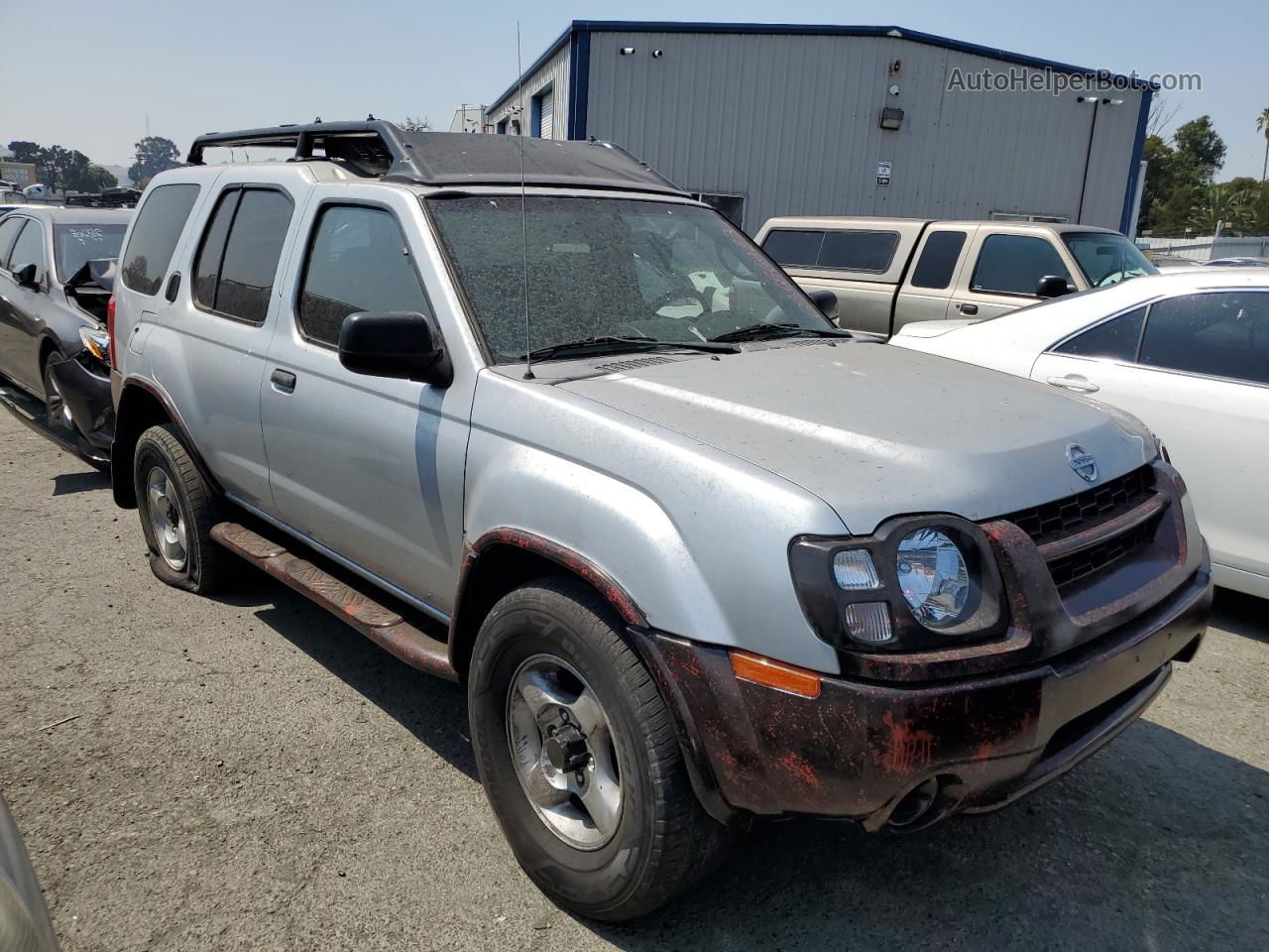 2003 Nissan Xterra Xe Silver vin: 5N1ED28Y53C681237