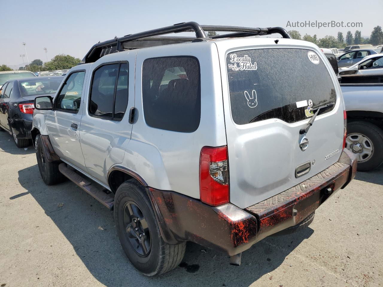 2003 Nissan Xterra Xe Silver vin: 5N1ED28Y53C681237