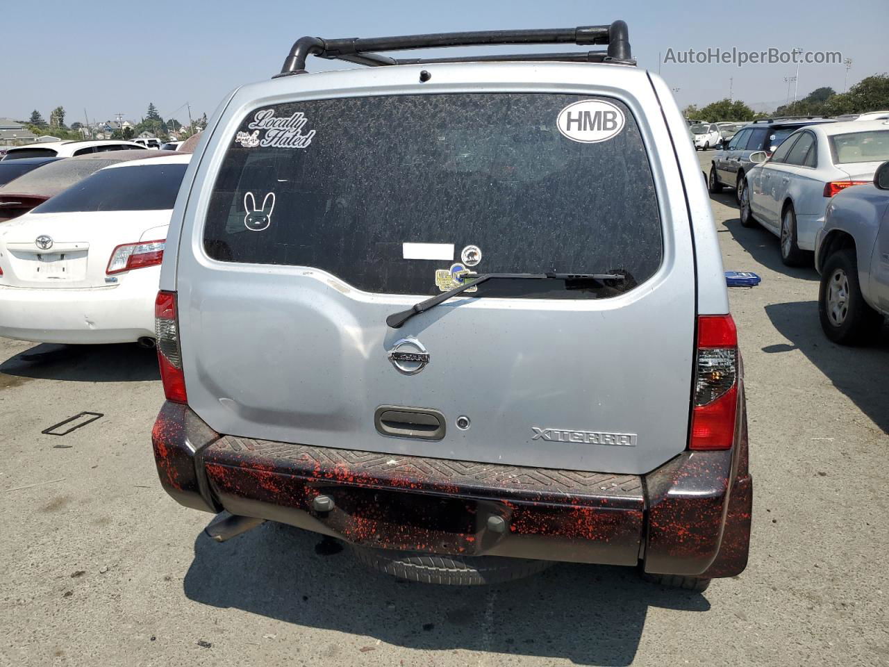 2003 Nissan Xterra Xe Silver vin: 5N1ED28Y53C681237