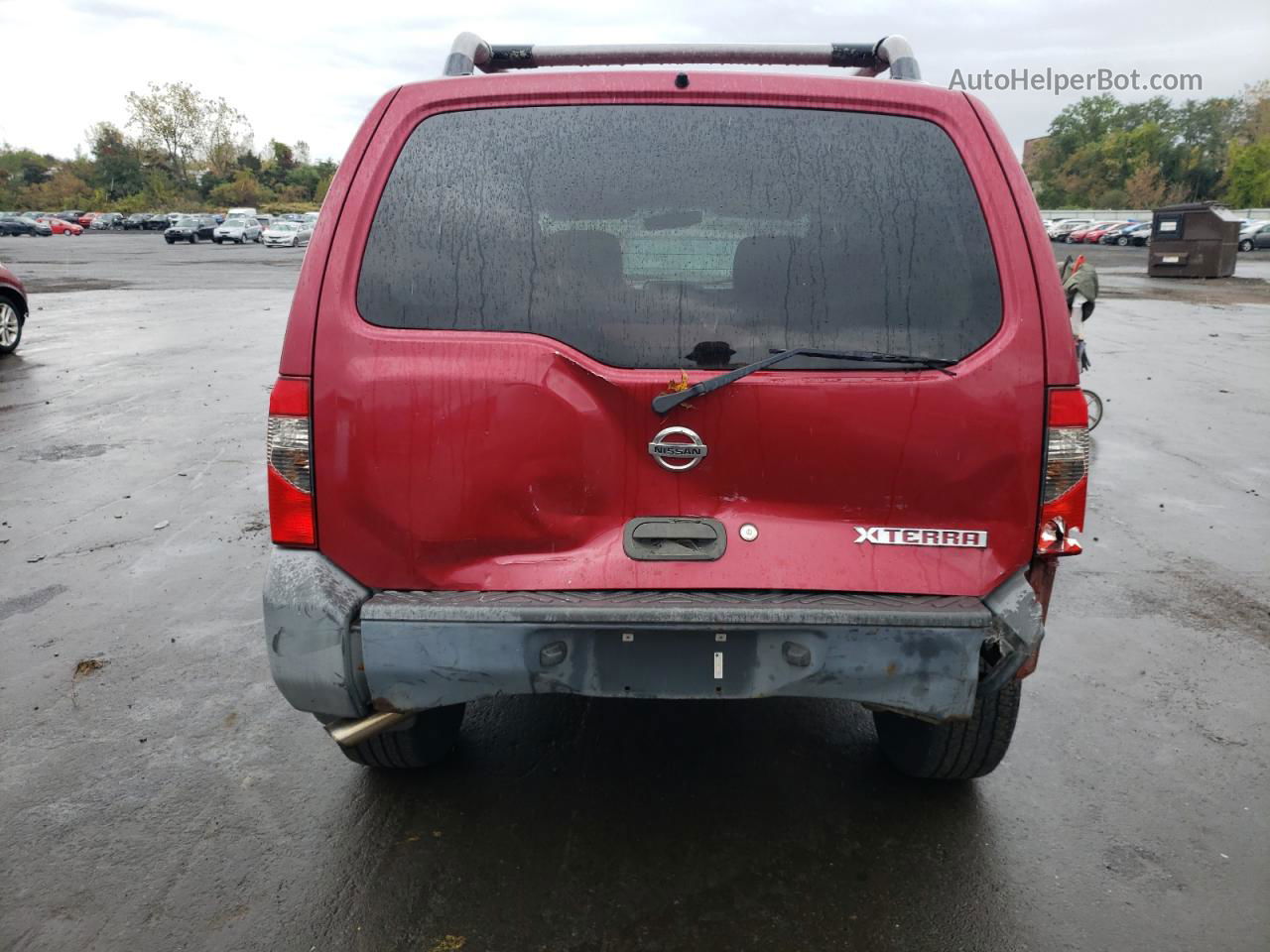 2003 Nissan Xterra Xe Красный vin: 5N1ED28Y53C685353