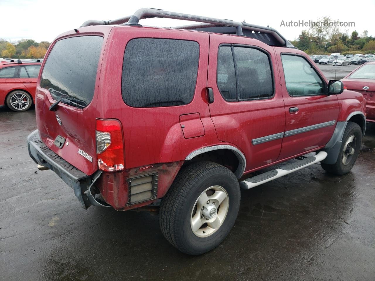 2003 Nissan Xterra Xe Red vin: 5N1ED28Y53C685353