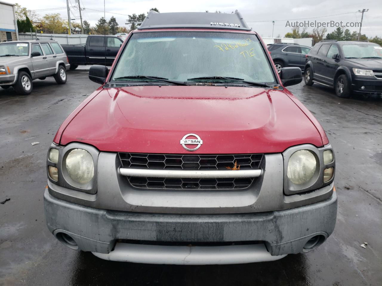 2003 Nissan Xterra Xe Red vin: 5N1ED28Y53C685353