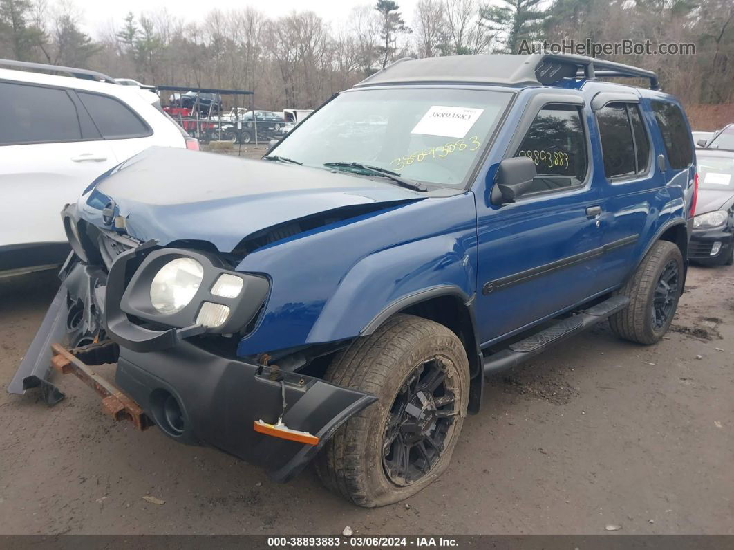 2003 Nissan Xterra Xe Синий vin: 5N1ED28Y53C693114