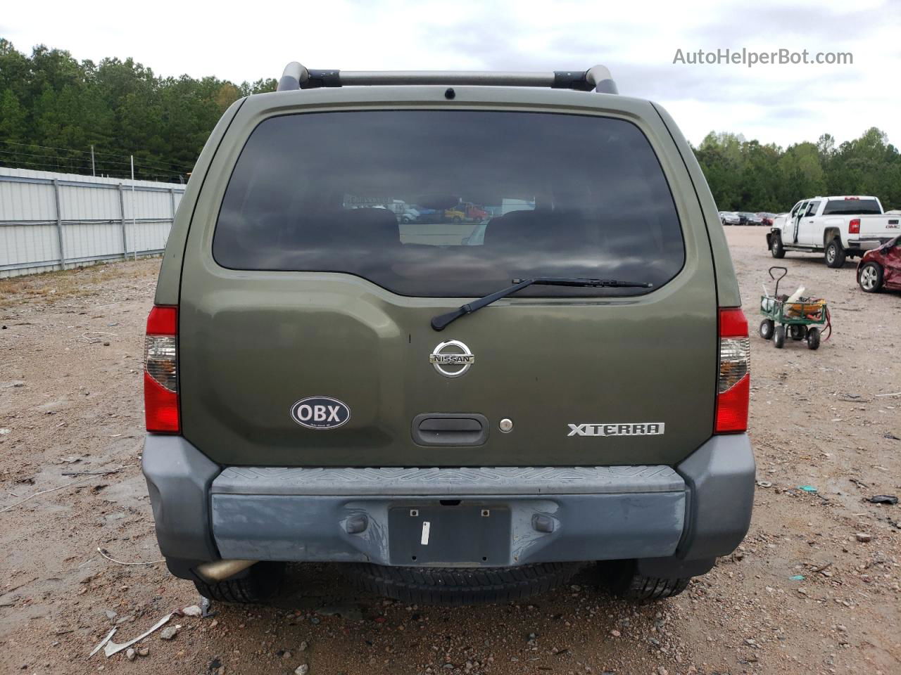 2003 Nissan Xterra Xe Green vin: 5N1ED28Y53C695185