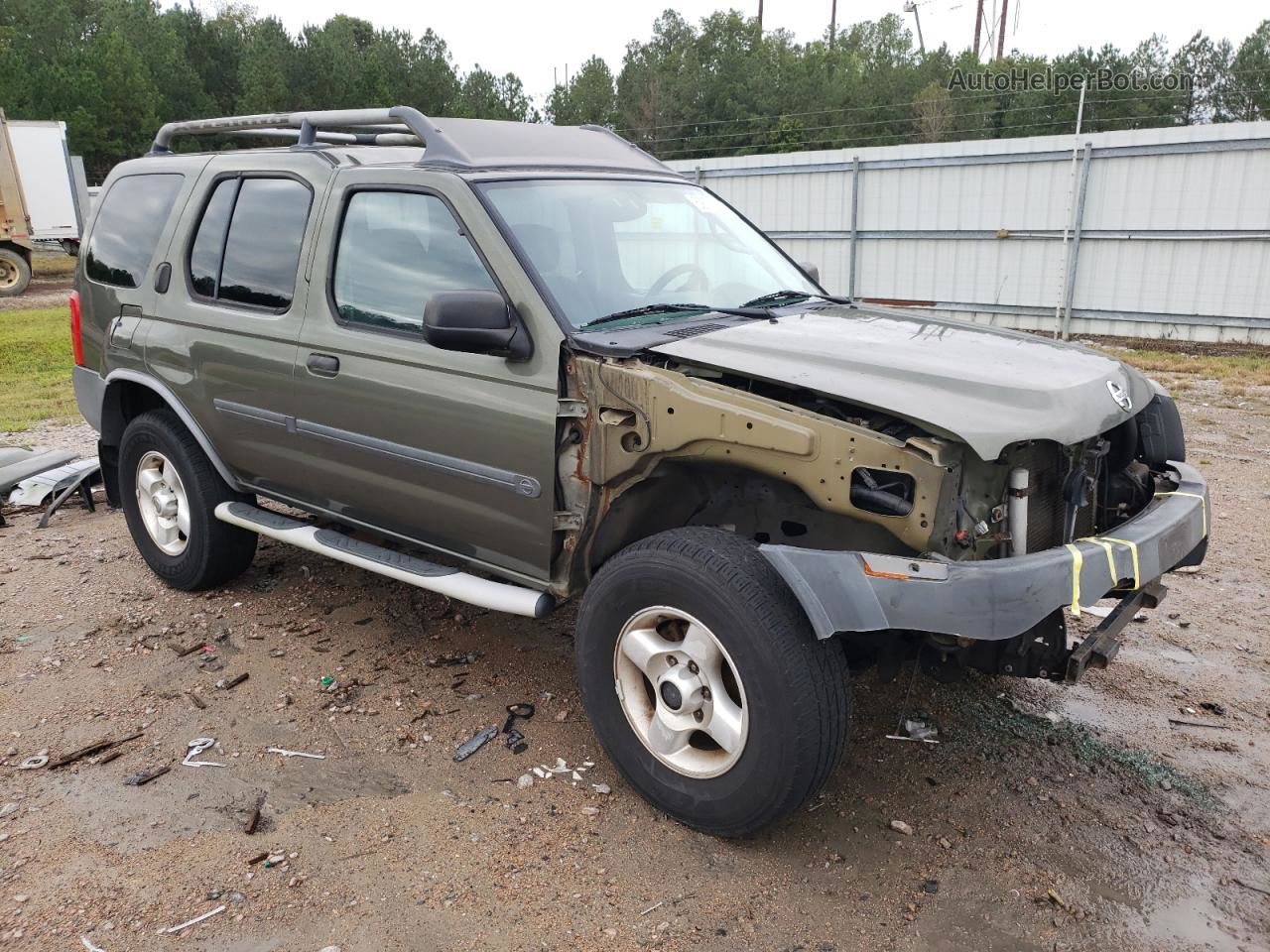 2003 Nissan Xterra Xe Зеленый vin: 5N1ED28Y53C695185