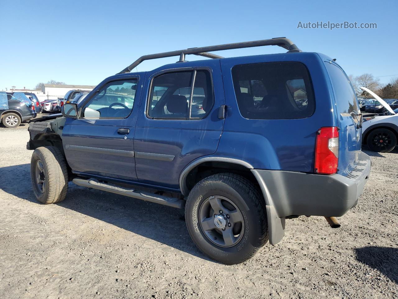 2003 Nissan Xterra Xe Синий vin: 5N1ED28Y63C670862