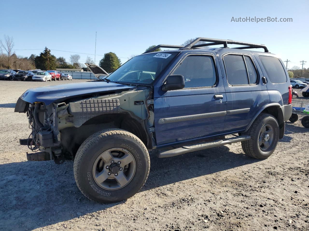 2003 Nissan Xterra Xe Синий vin: 5N1ED28Y63C670862