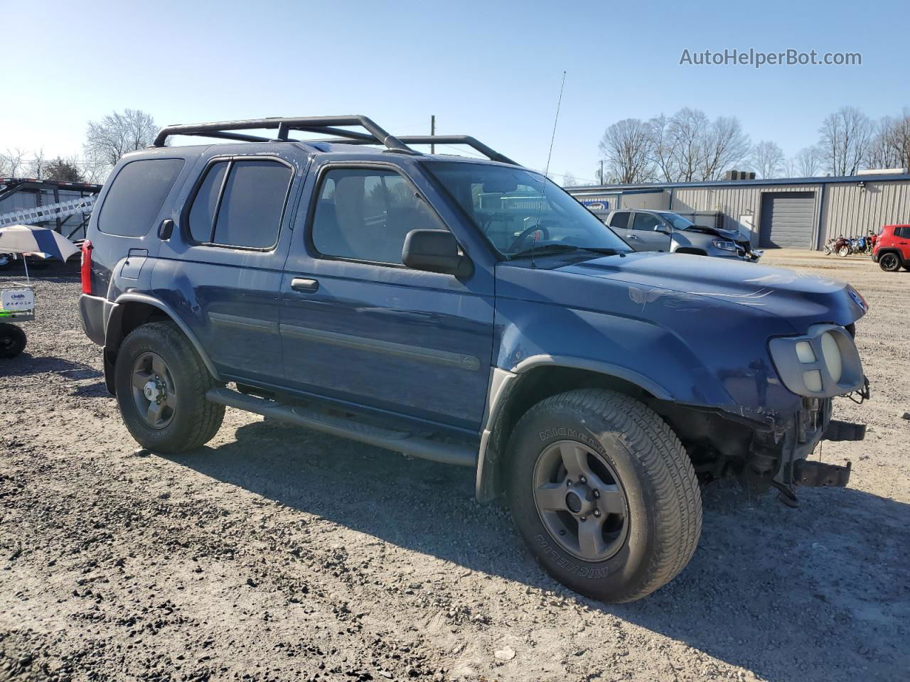 2003 Nissan Xterra Xe Синий vin: 5N1ED28Y63C670862