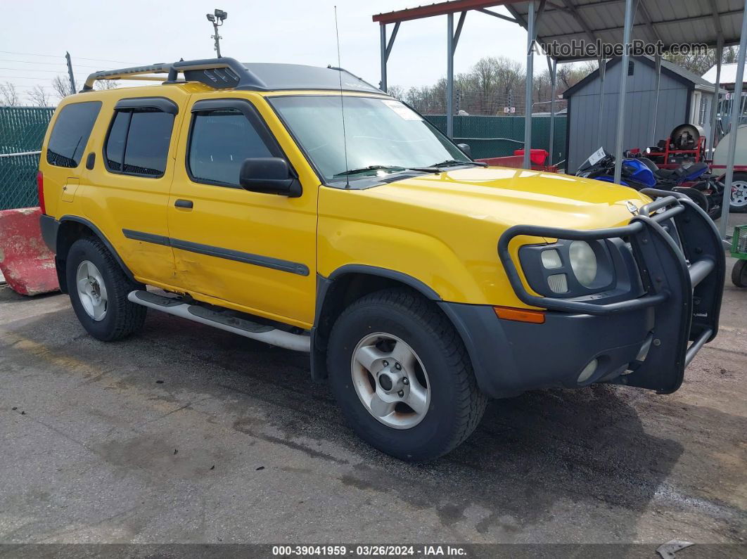 2003 Nissan Xterra Xe Yellow vin: 5N1ED28Y73C697942