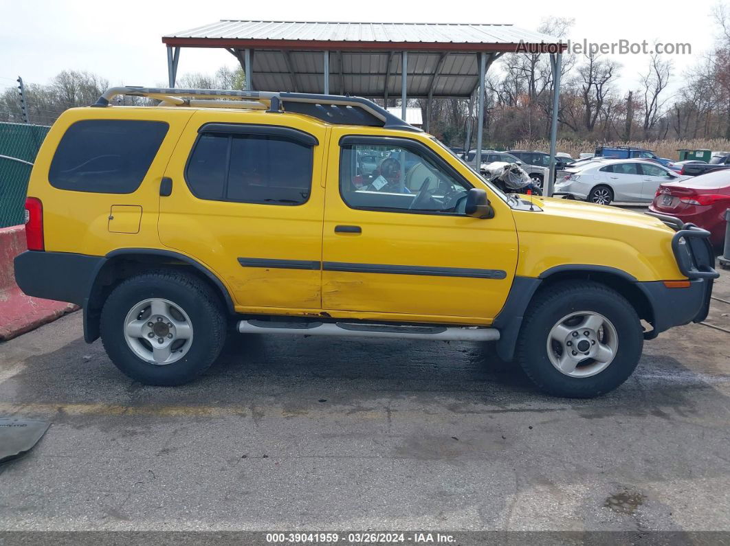 2003 Nissan Xterra Xe Yellow vin: 5N1ED28Y73C697942