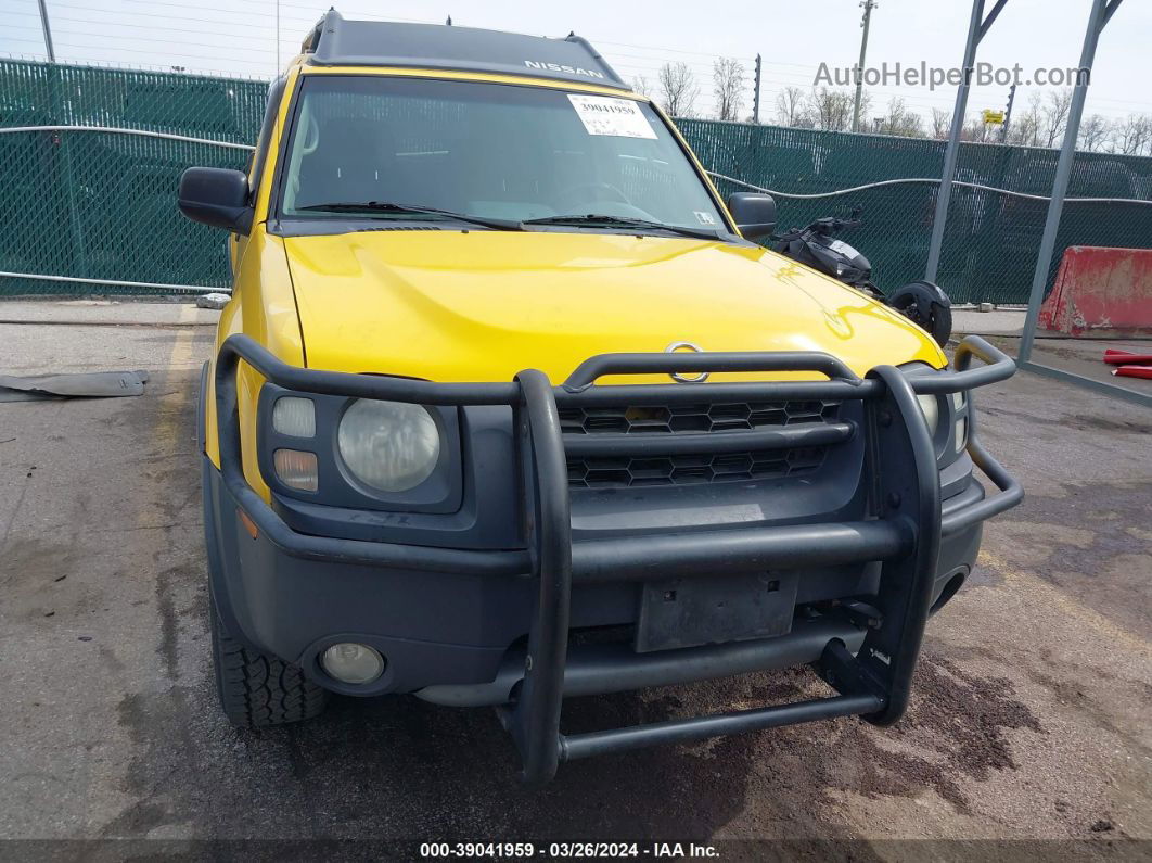 2003 Nissan Xterra Xe Yellow vin: 5N1ED28Y73C697942