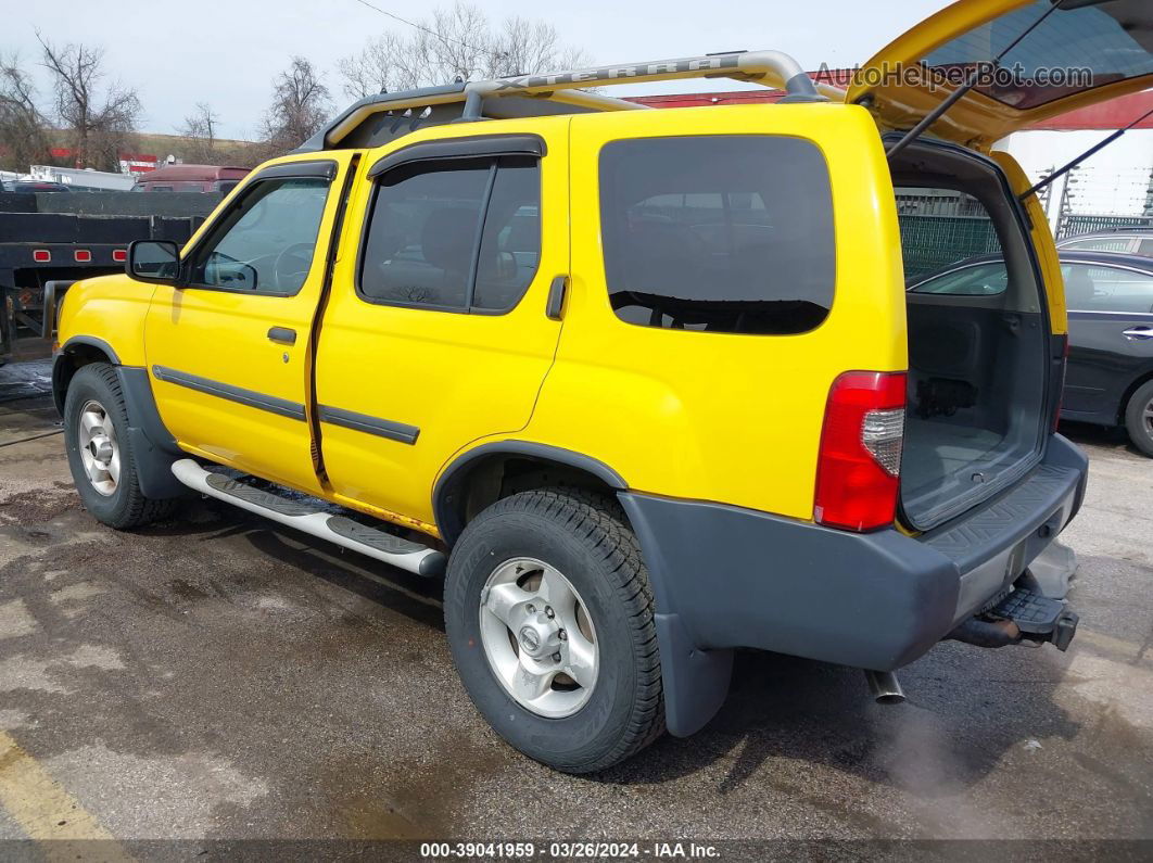 2003 Nissan Xterra Xe Yellow vin: 5N1ED28Y73C697942