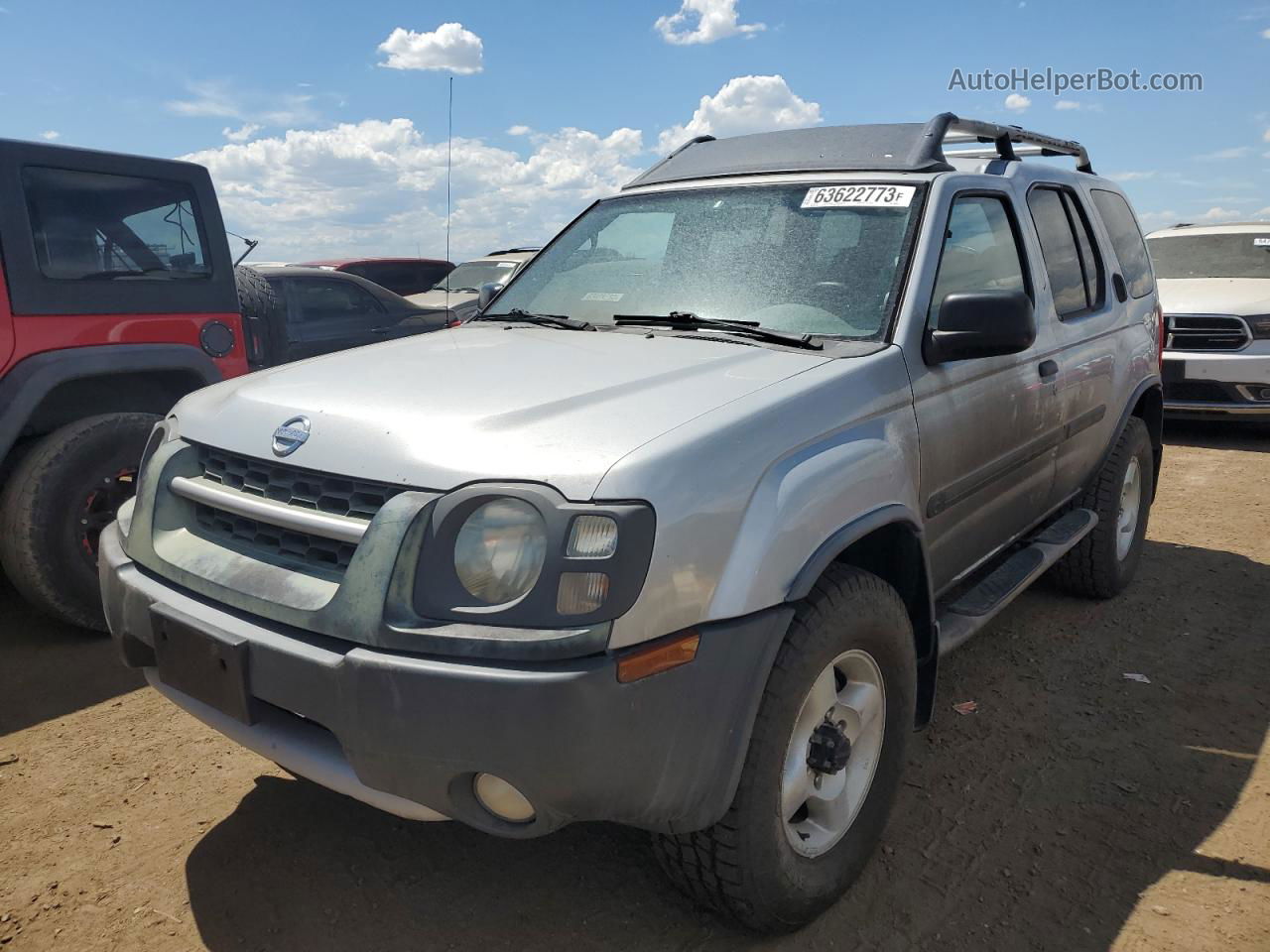 2003 Nissan Xterra Xe Gray vin: 5N1ED28Y73C700550