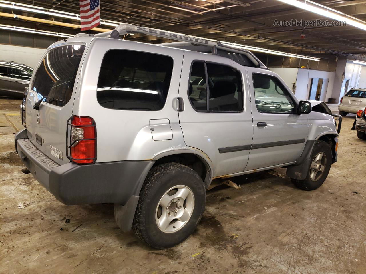 2003 Nissan Xterra Xe Silver vin: 5N1ED28Y83C664089