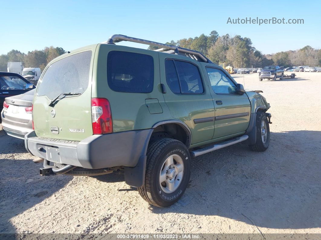 2003 Nissan Xterra Xe Зеленый vin: 5N1ED28Y83C674735