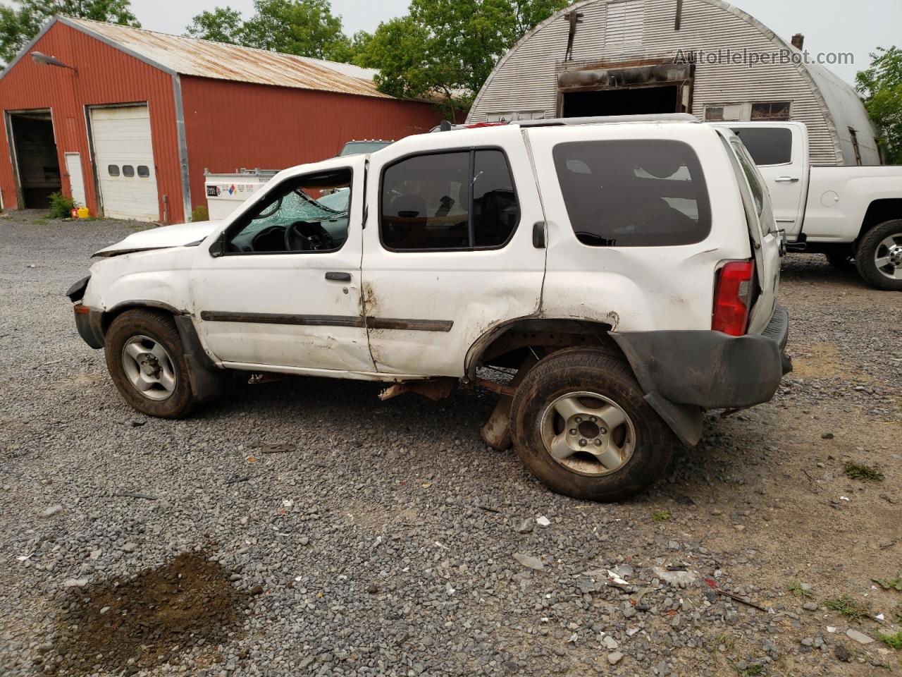 2003 Nissan Xterra Xe White vin: 5N1ED28Y83C686576