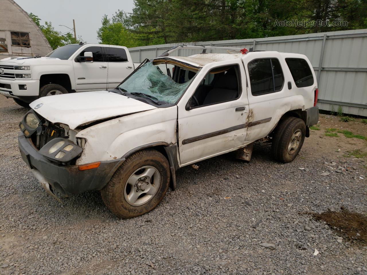 2003 Nissan Xterra Xe White vin: 5N1ED28Y83C686576