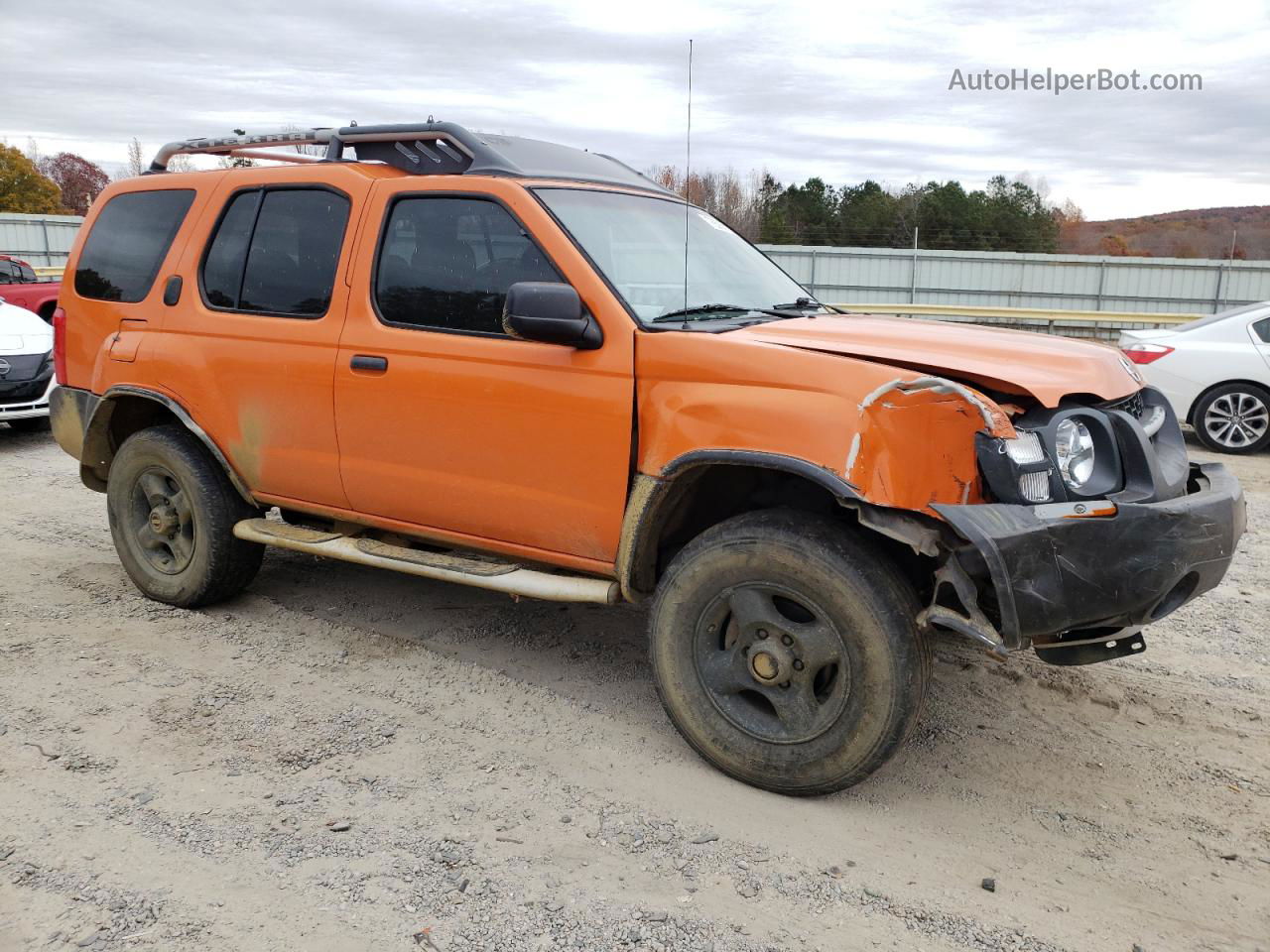 2003 Nissan Xterra Xe Orange vin: 5N1ED28Y93C643932