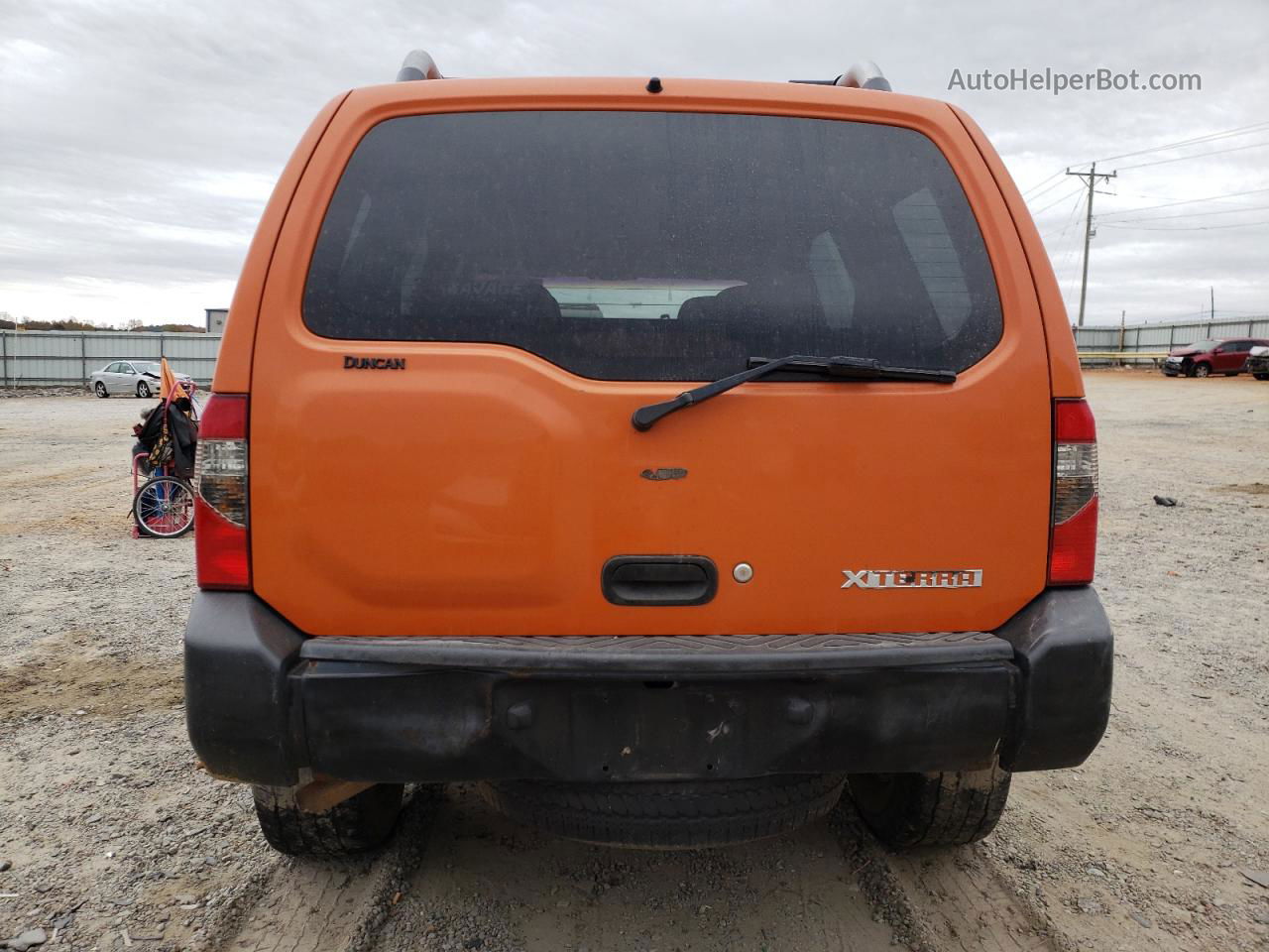 2003 Nissan Xterra Xe Orange vin: 5N1ED28Y93C643932