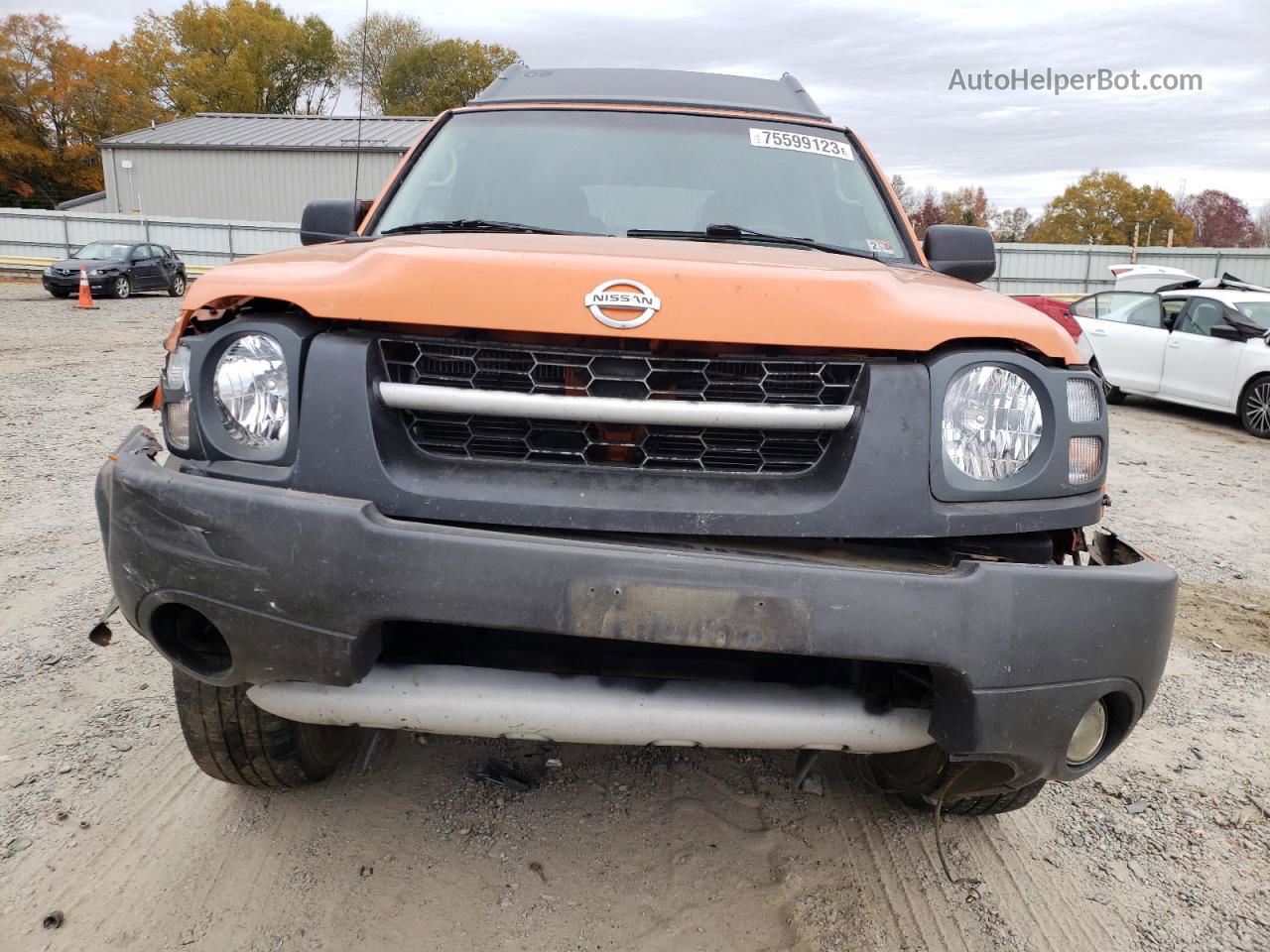 2003 Nissan Xterra Xe Orange vin: 5N1ED28Y93C643932