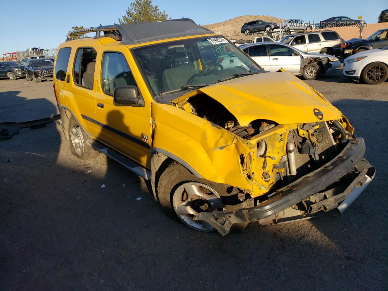 2003 Nissan Xterra Xe Yellow vin: 5N1ED28Y93C669088