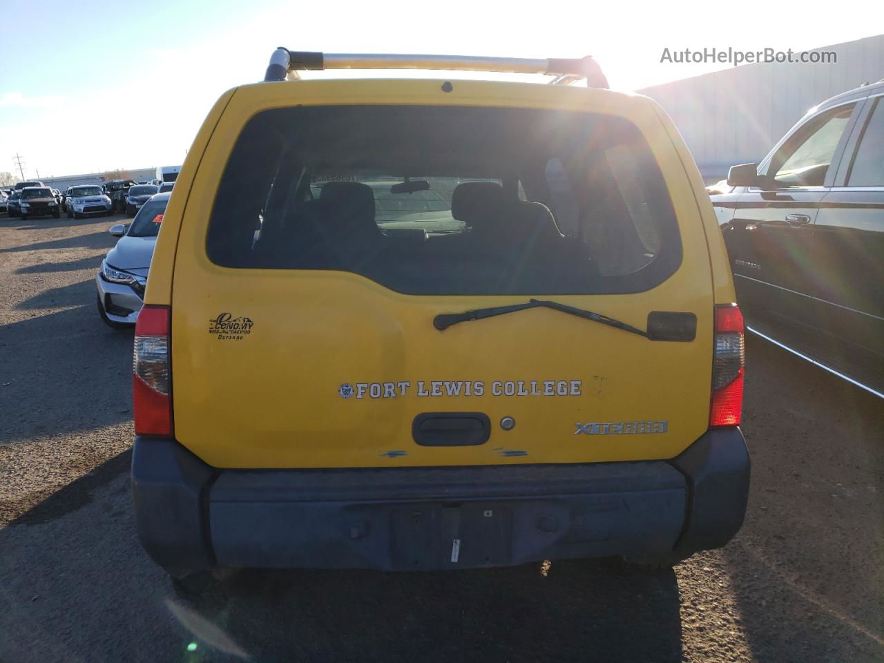 2003 Nissan Xterra Xe Yellow vin: 5N1ED28Y93C669088