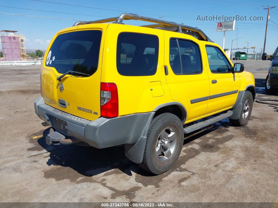 2003 Nissan Xterra Se Желтый vin: 5N1ED28Y93C682651