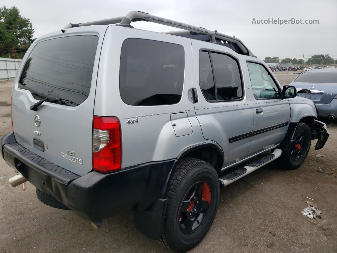 2003 Nissan Xterra Xe Silver vin: 5N1ED28Y93C686554