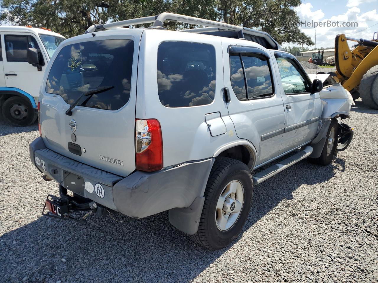 2003 Nissan Xterra Xe Silver vin: 5N1ED28Y93C687669