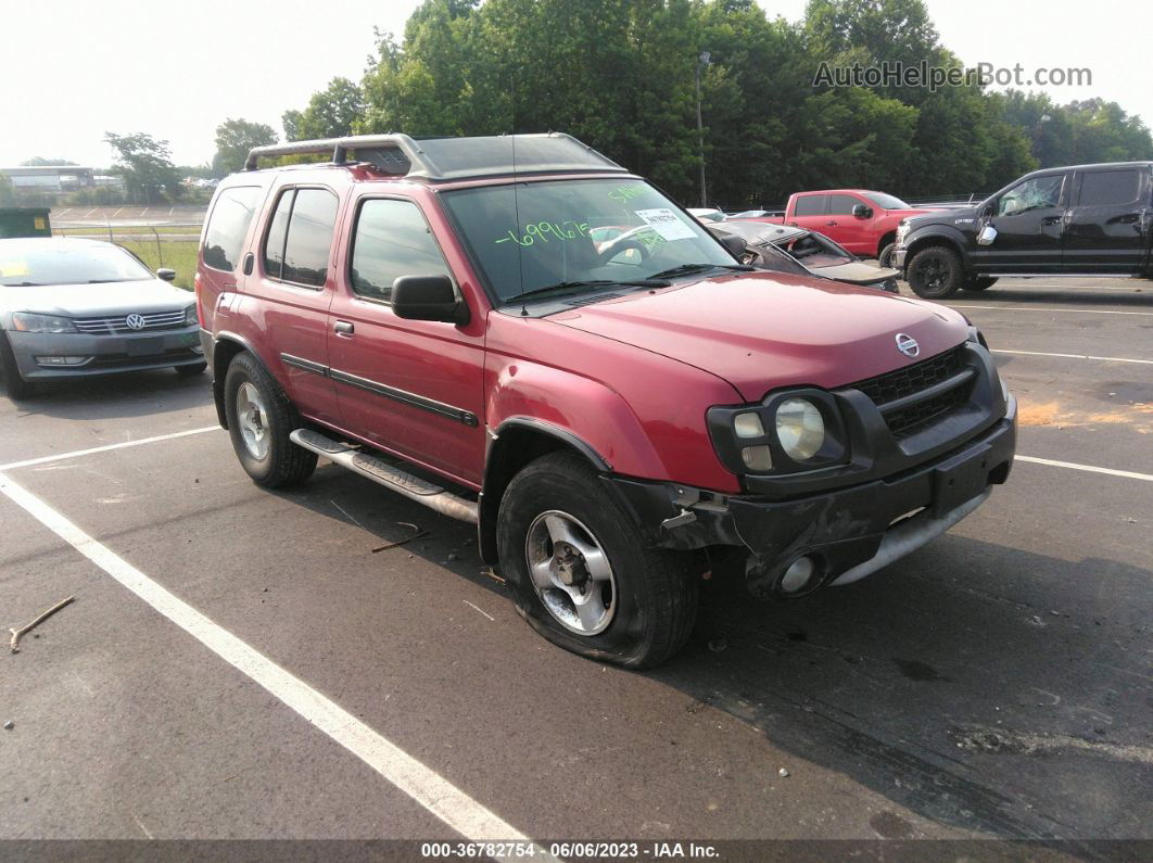 2003 Nissan Xterra Xe Красный vin: 5N1ED28Y93C699675