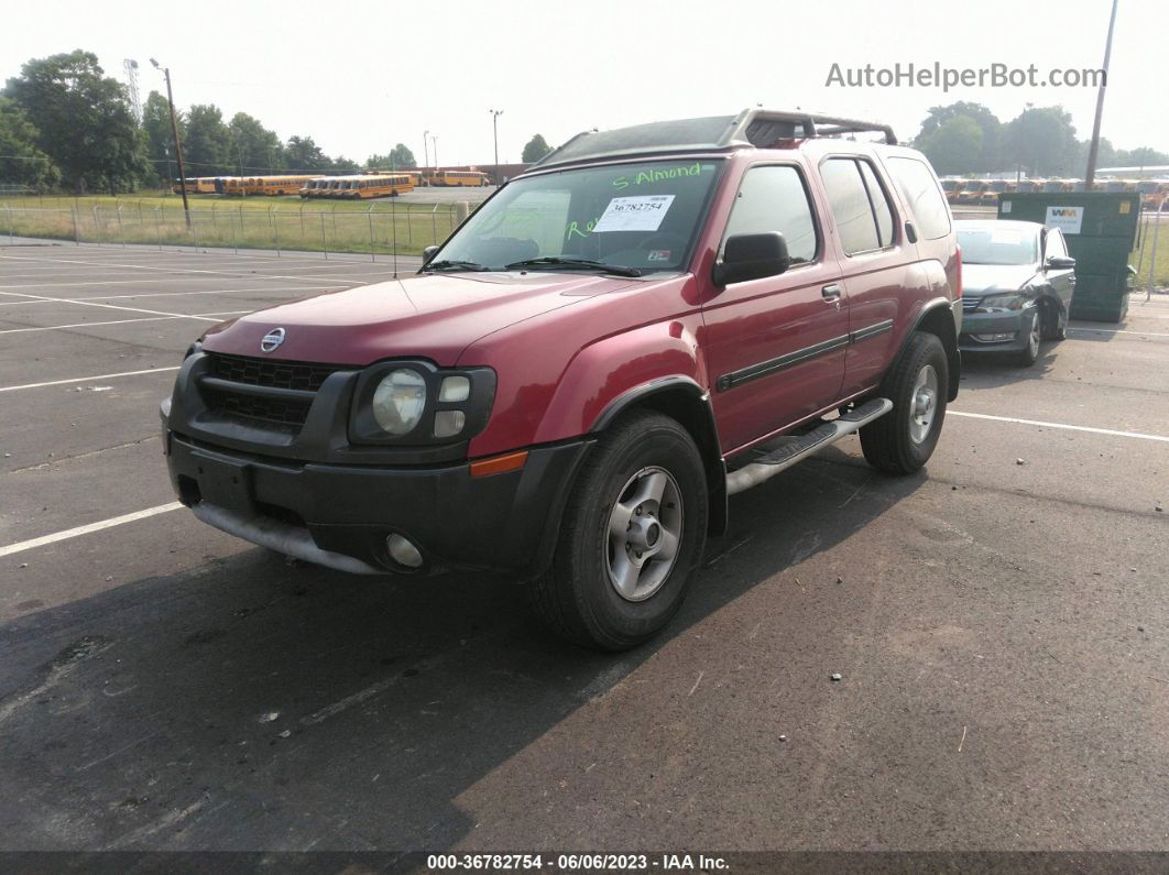 2003 Nissan Xterra Xe Red vin: 5N1ED28Y93C699675