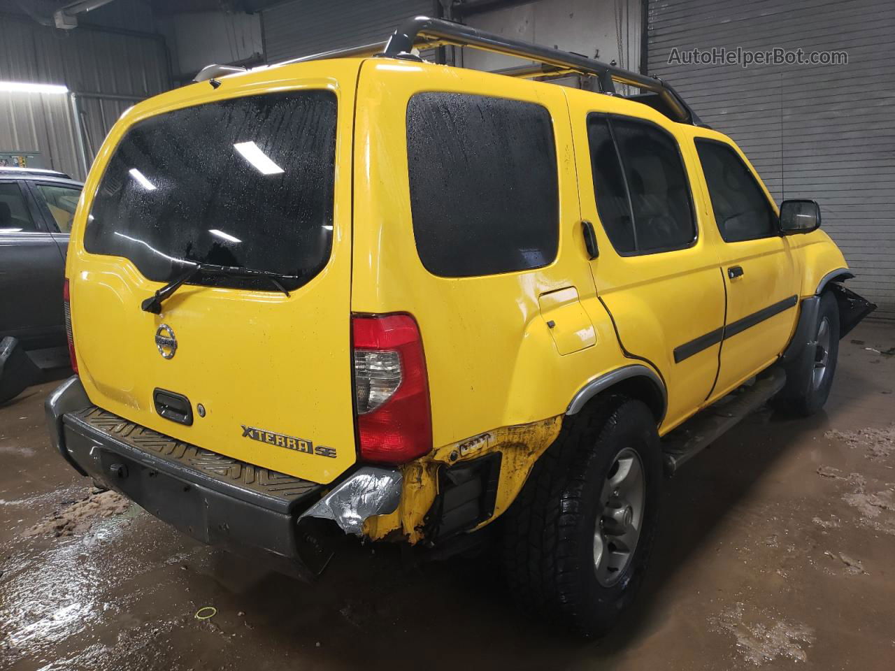 2003 Nissan Xterra Xe Yellow vin: 5N1ED28Y93C702798