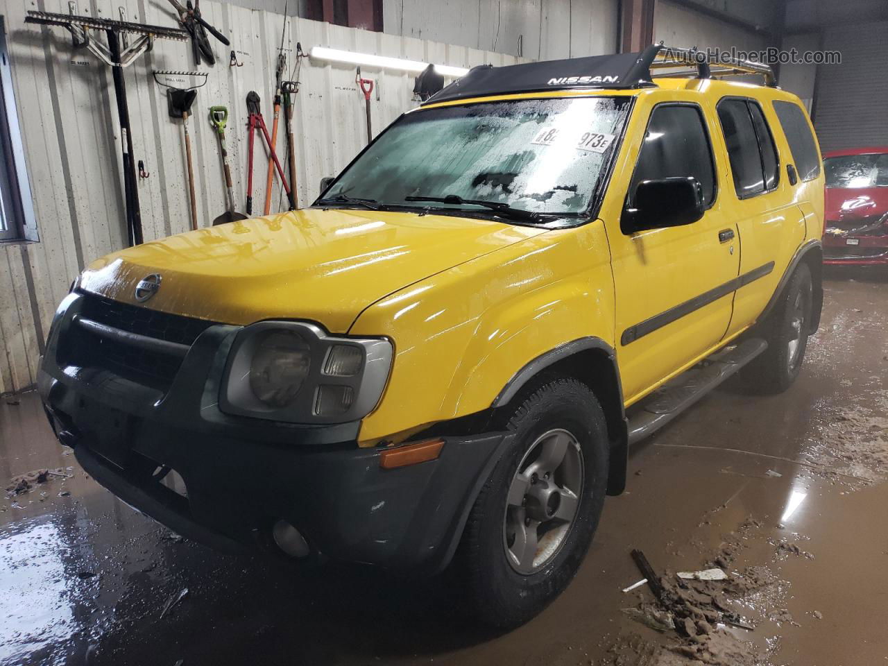 2003 Nissan Xterra Xe Yellow vin: 5N1ED28Y93C702798