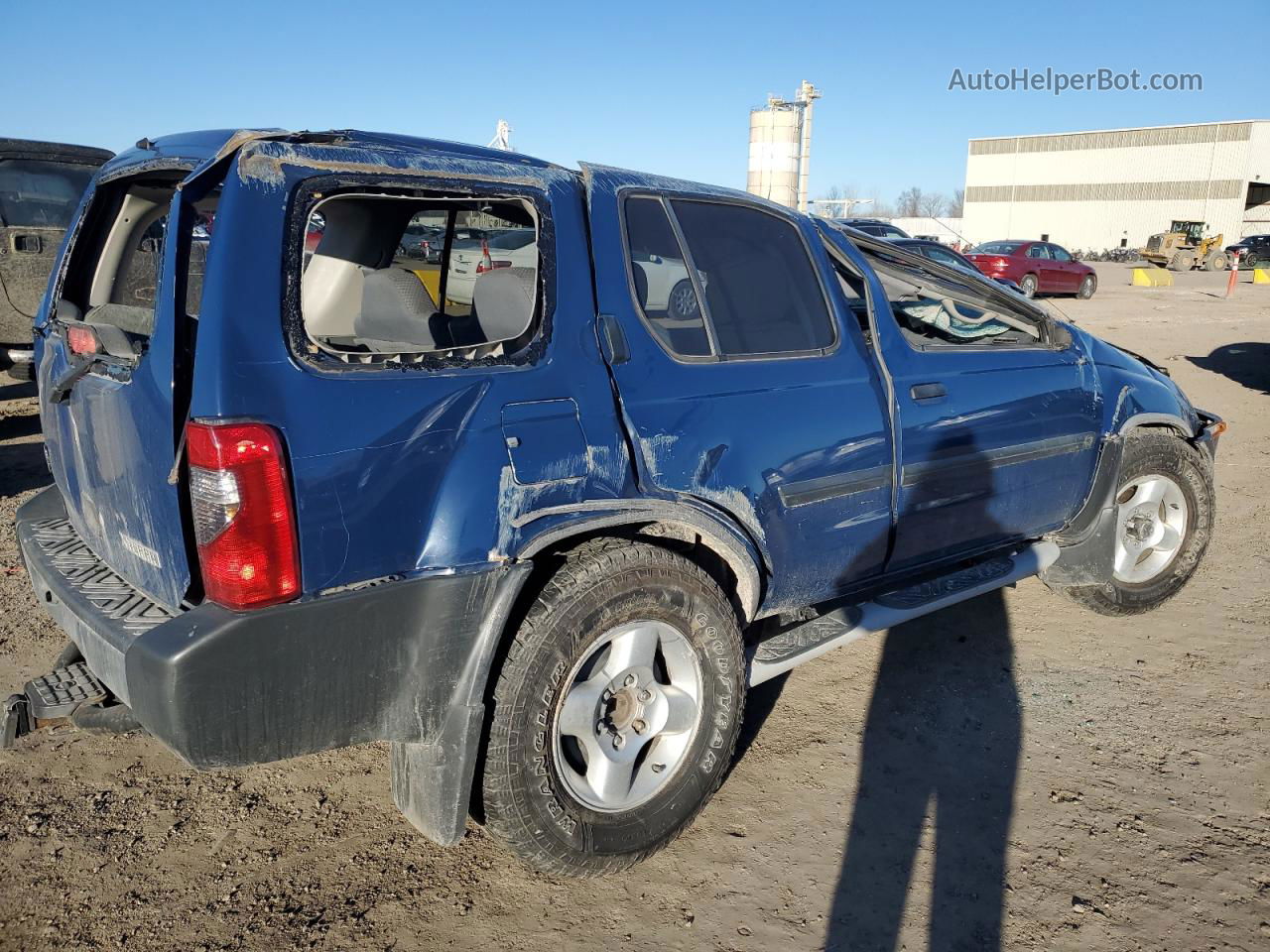 2003 Nissan Xterra Xe Синий vin: 5N1ED28YX3C646547