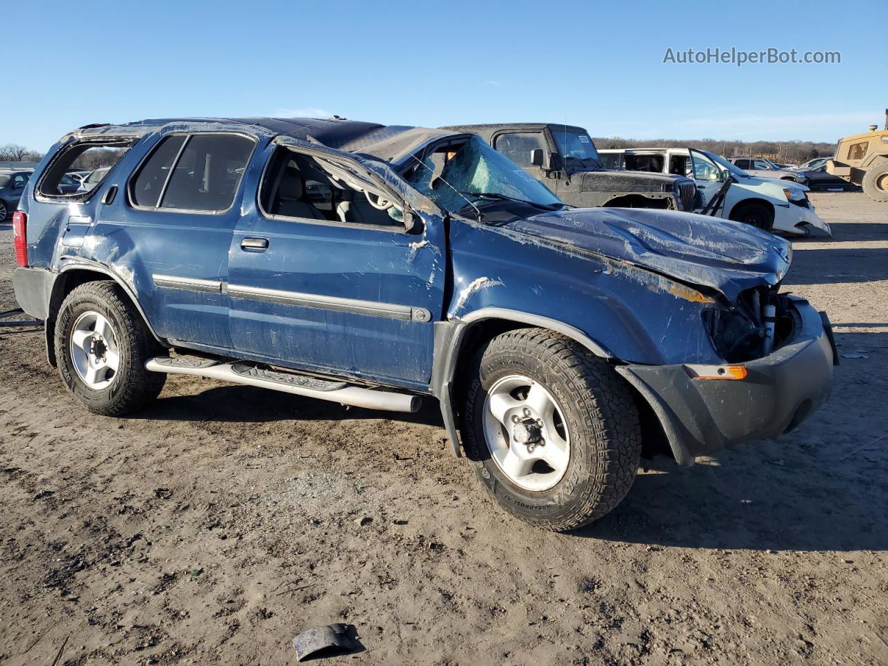 2003 Nissan Xterra Xe Blue vin: 5N1ED28YX3C646547