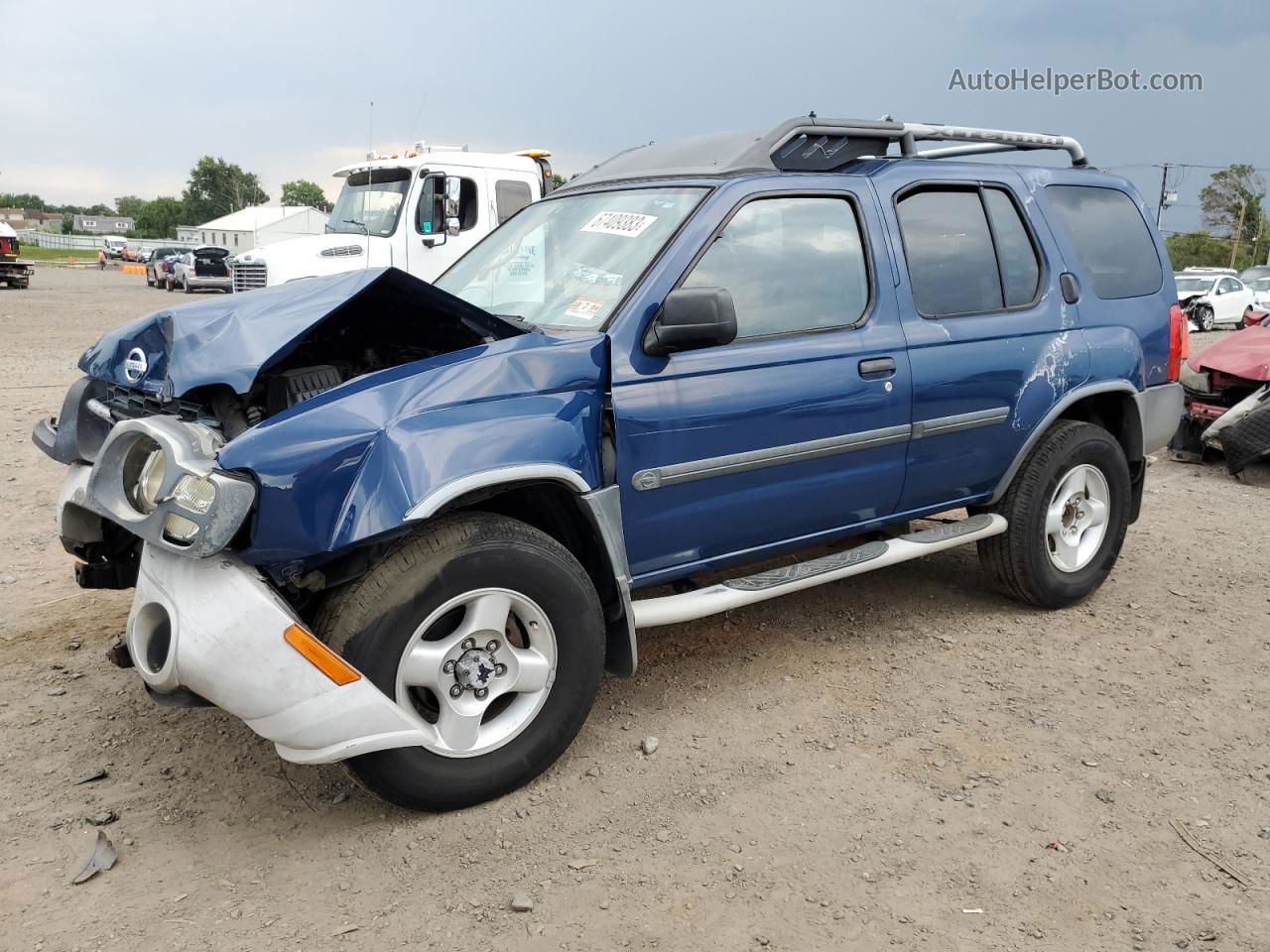 2003 Nissan Xterra Xe Blue vin: 5N1ED28YX3C675675