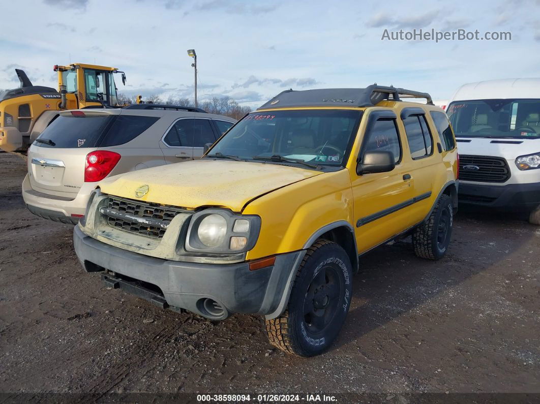 2003 Nissan Xterra Xe Yellow vin: 5N1ED28YX3C694159