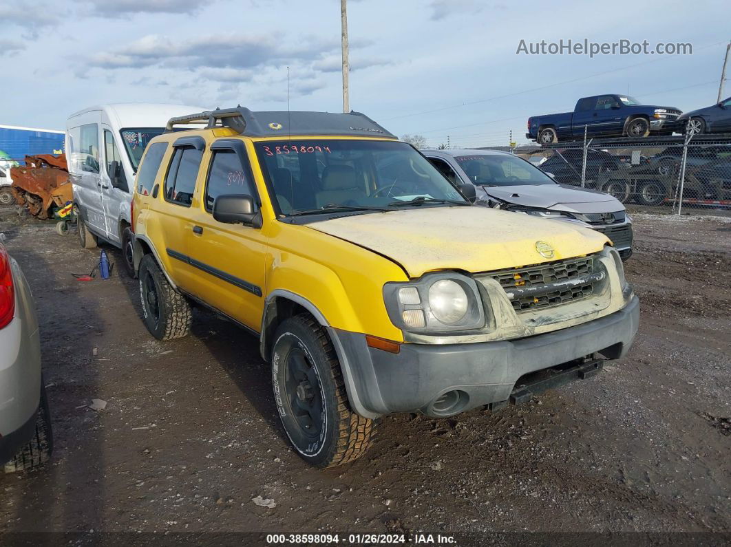 2003 Nissan Xterra Xe Yellow vin: 5N1ED28YX3C694159