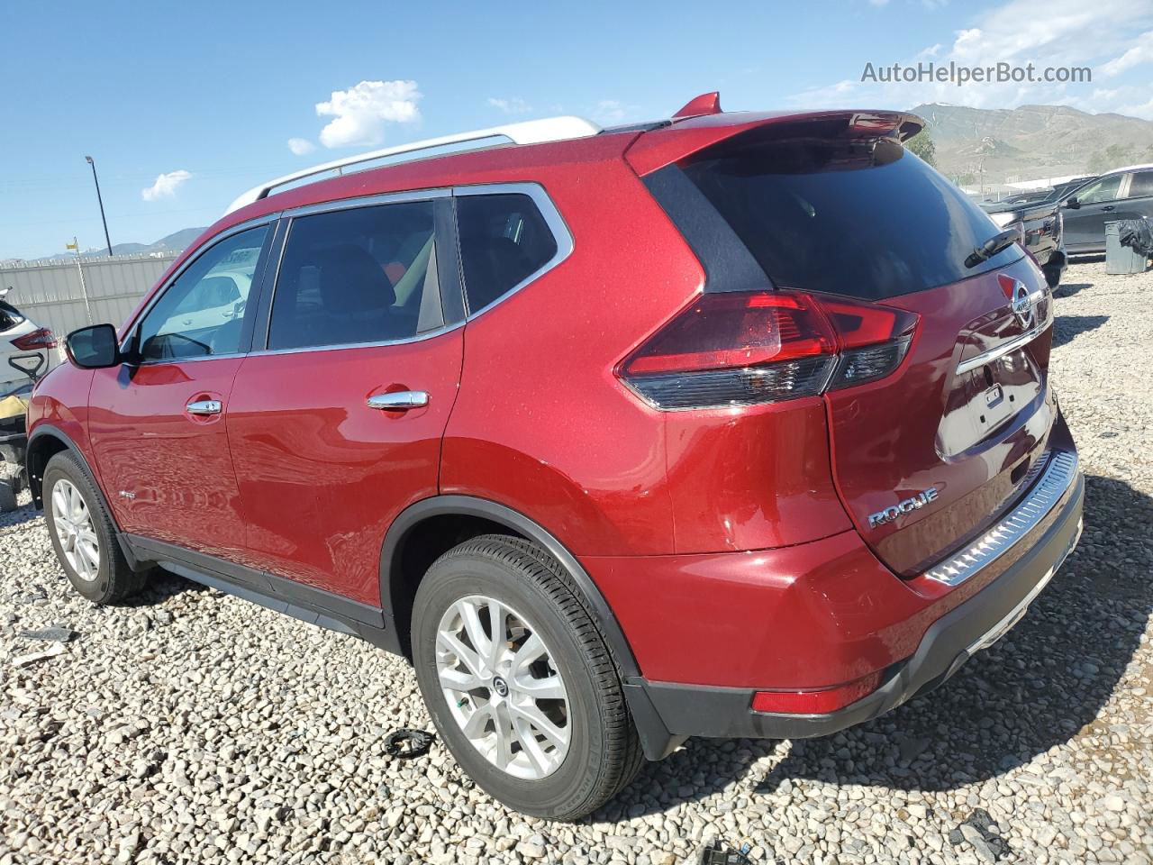 2018 Nissan Rogue Sv Hybrid Red vin: 5N1ET2MV9JC846508