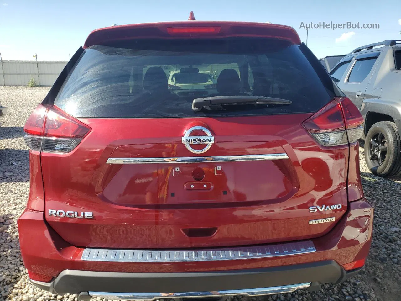 2018 Nissan Rogue Sv Hybrid Red vin: 5N1ET2MV9JC846508