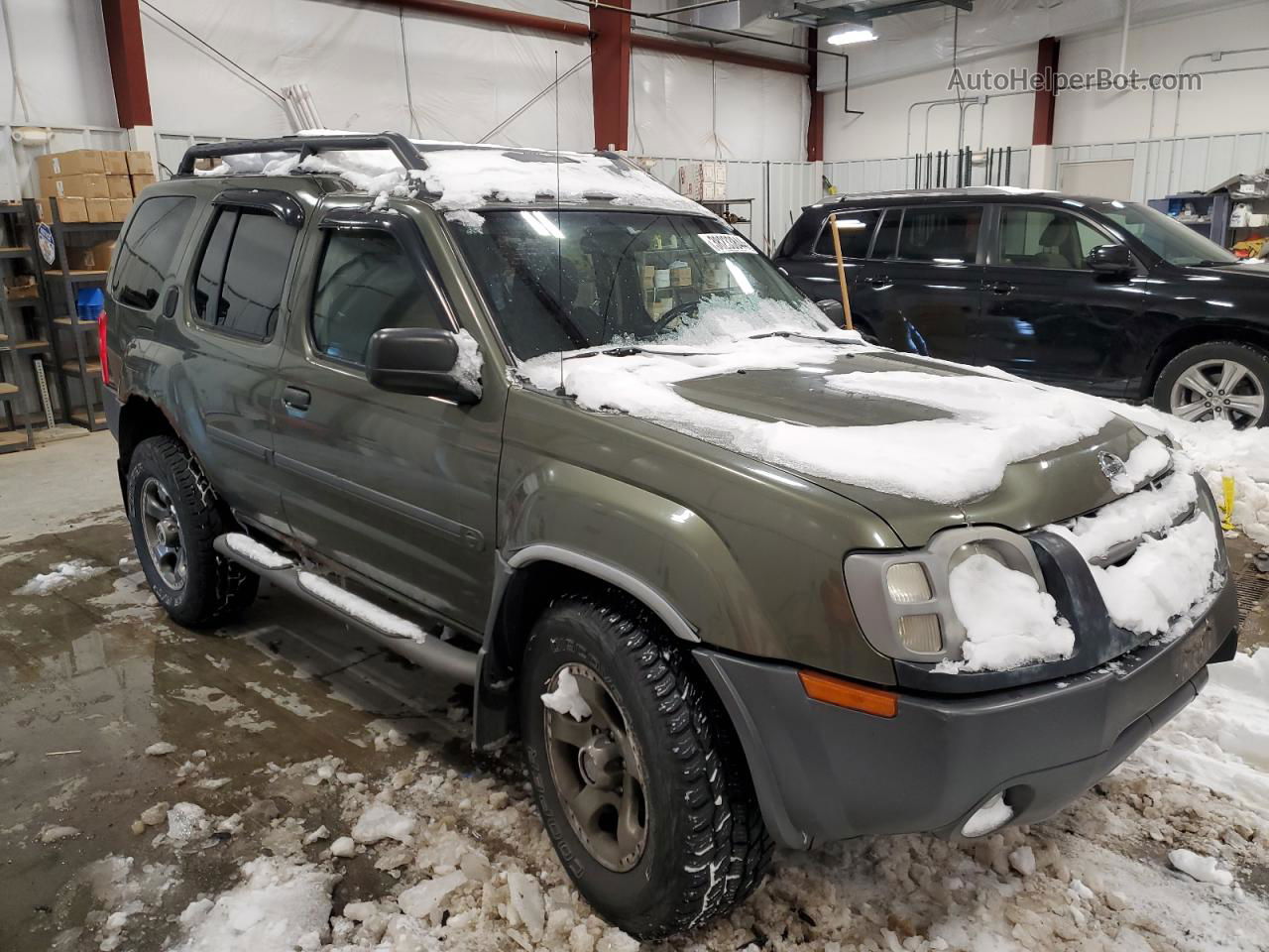 2003 Nissan Xterra Se Green vin: 5N1MD28Y23C641631